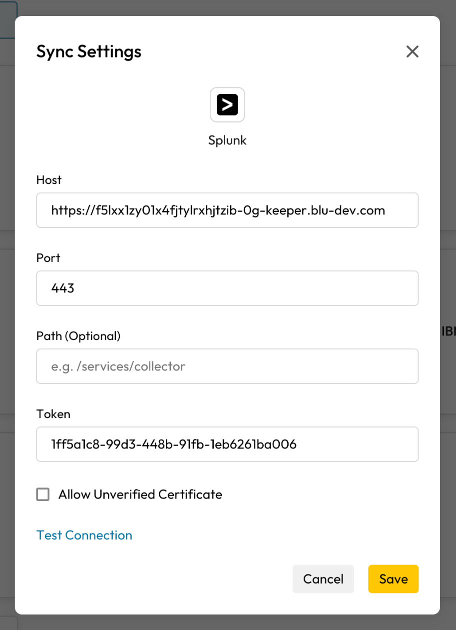 Keeper Security Sync Settings.png